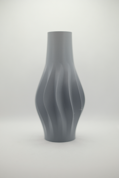 Spiral Vase, Japandi Tabletop Dried Floral Accent Contemporary Minimalist Sculptural