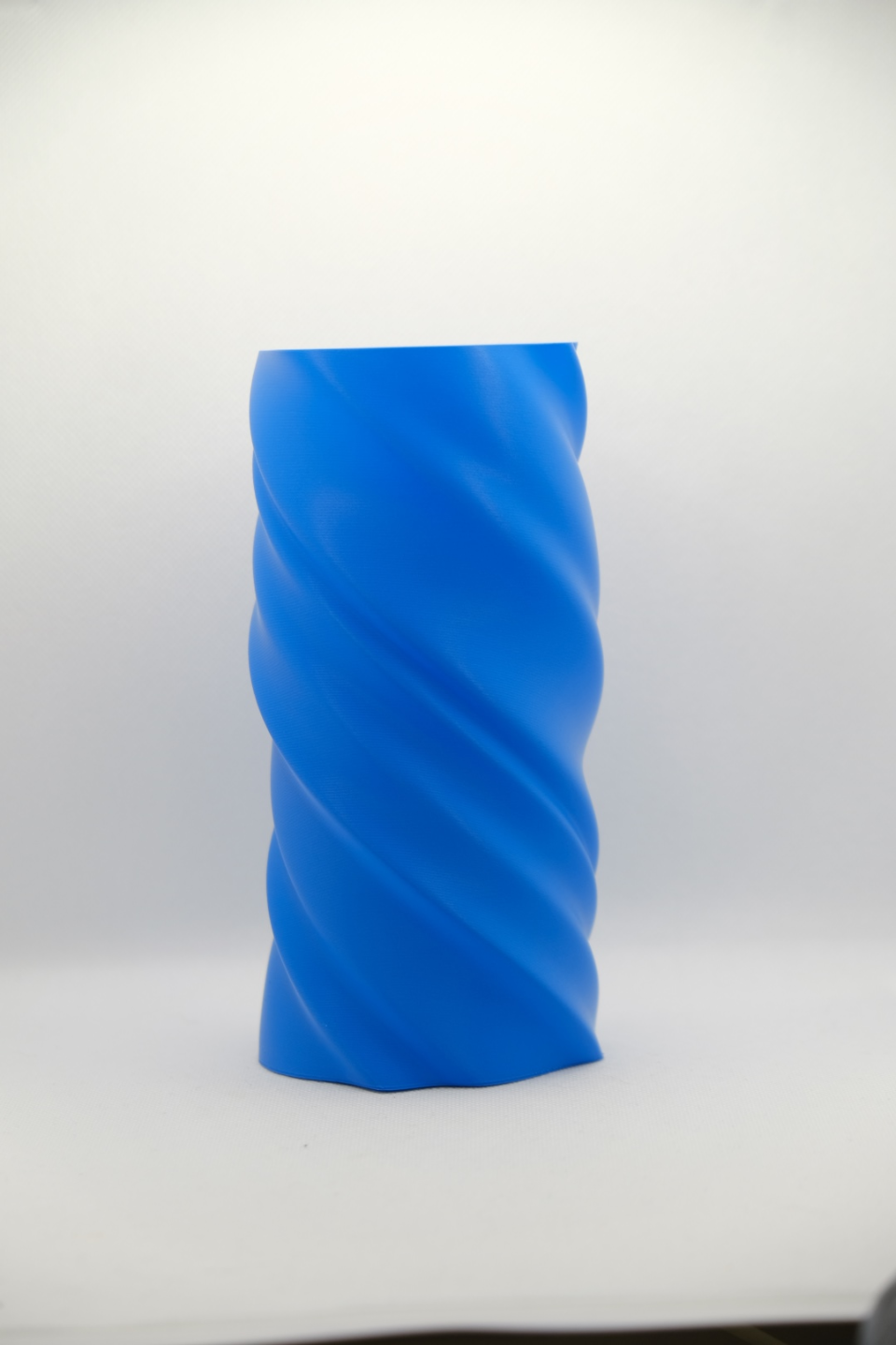 Original Minimalist Vase, Artistic Twisted Spiral Flower Holder, Geometric Tabletop Accent, Contemporary Sophisticated Elegant