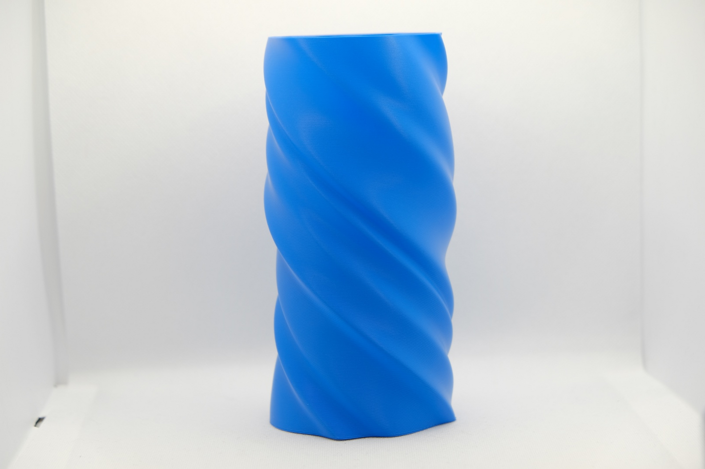 Original Minimalist Vase, Artistic Twisted Spiral Flower Holder, Geometric Tabletop Accent, Contemporary Sophisticated Elegant