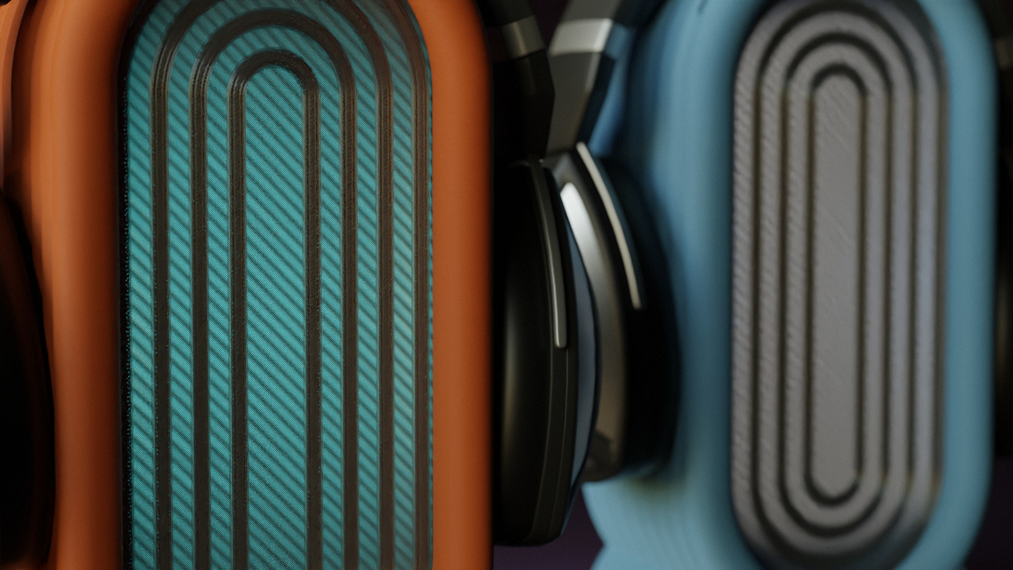 Headphone Stand, Ambient RGB Lamp, ArtDeco Headset Organizer, Minimalist Nightstand