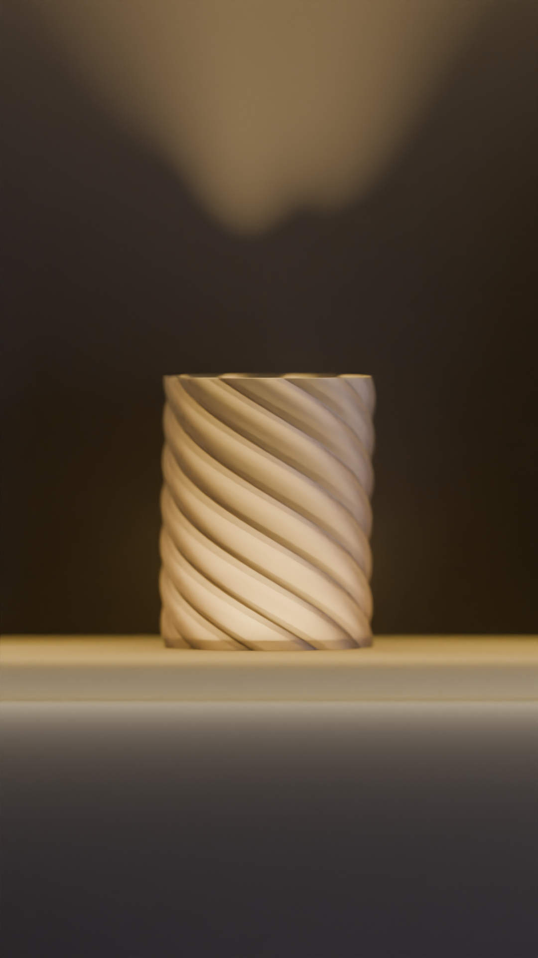 Pendant Light, Spiral Sculptural Shade, Nordic Bedside Ceiling Contemporary Accent