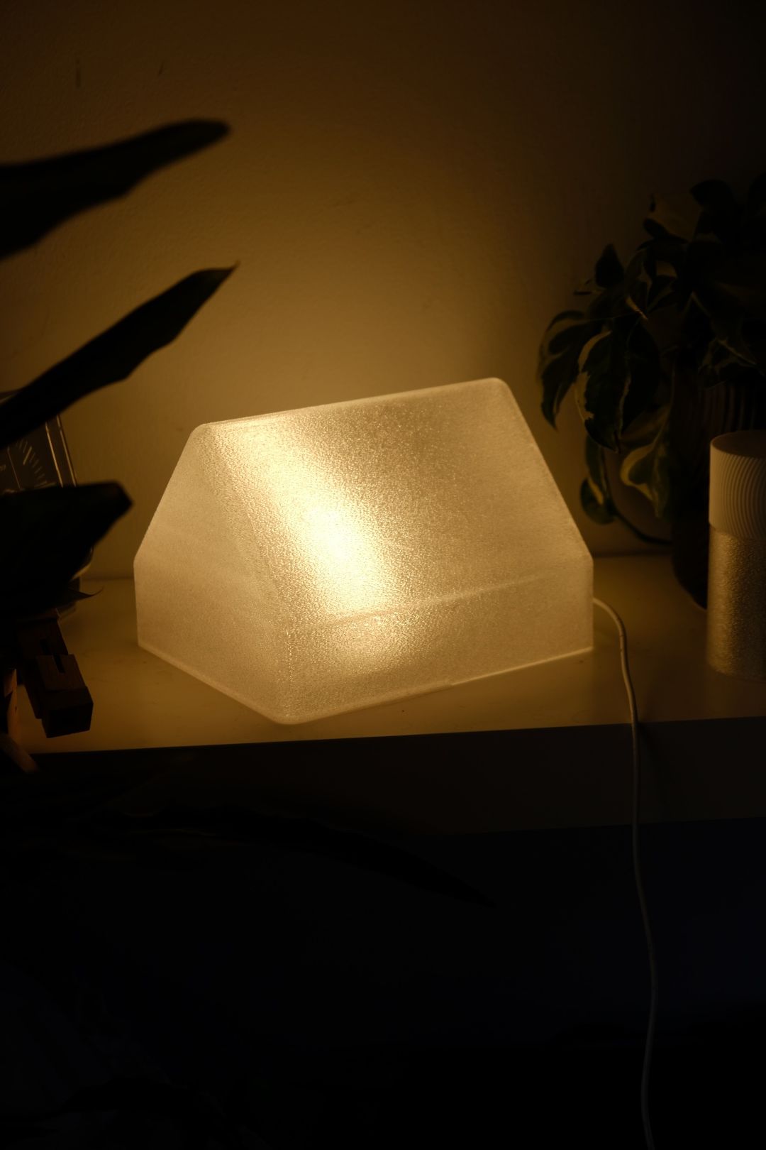 pendant lamp, reading nook bedside illuminator, architectural bibliophile nightstand