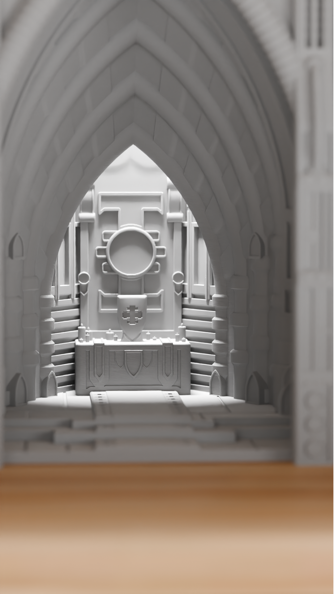 book nook lamp, neo gothic cathedral illumination, atmospheric bookshelf accents