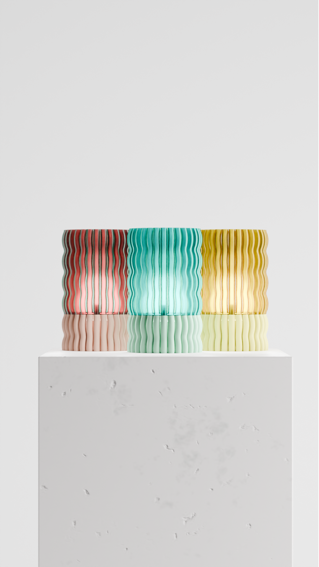 Elegant Pendant Light, Modern Undulating Column Illuminating, Stylish Bedside Dining Kitchen Accent, Contemporary Decor