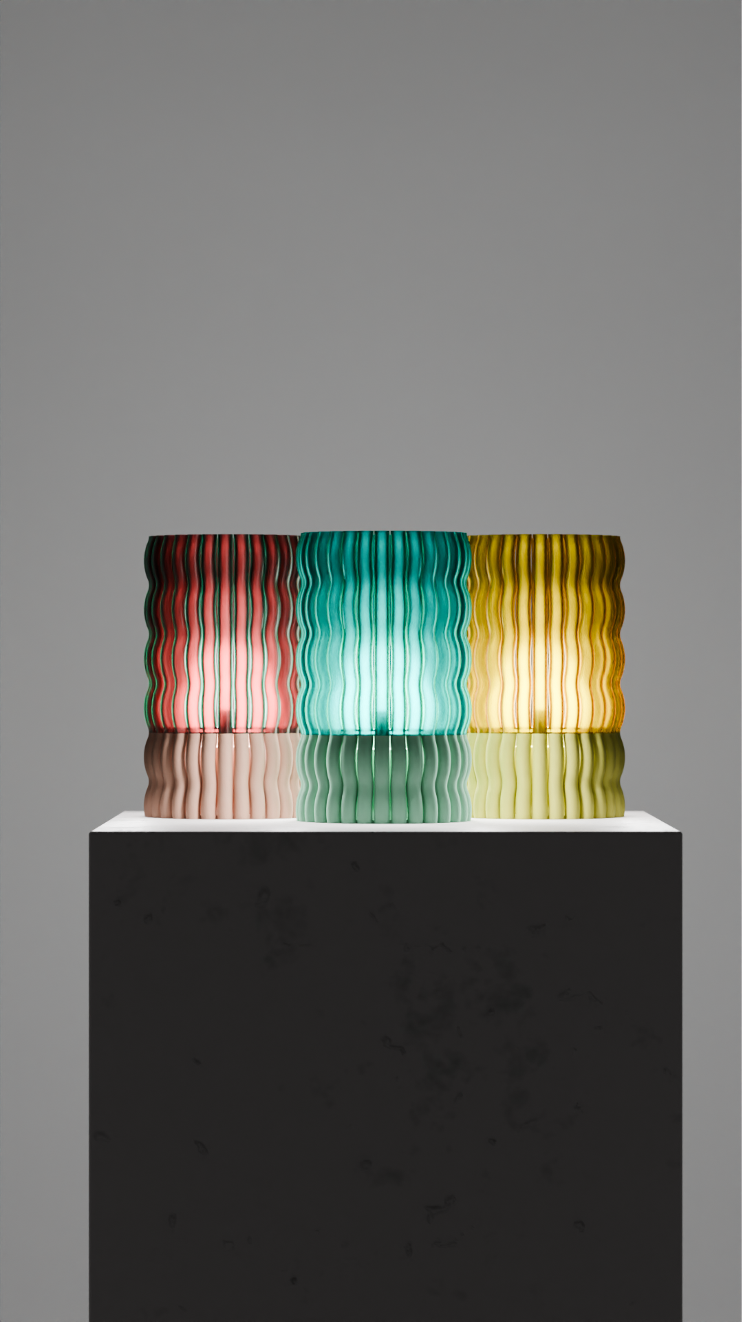 Elegant Pendant Light, Modern Undulating Column Illuminating, Stylish Bedside Dining Kitchen Accent, Contemporary Decor