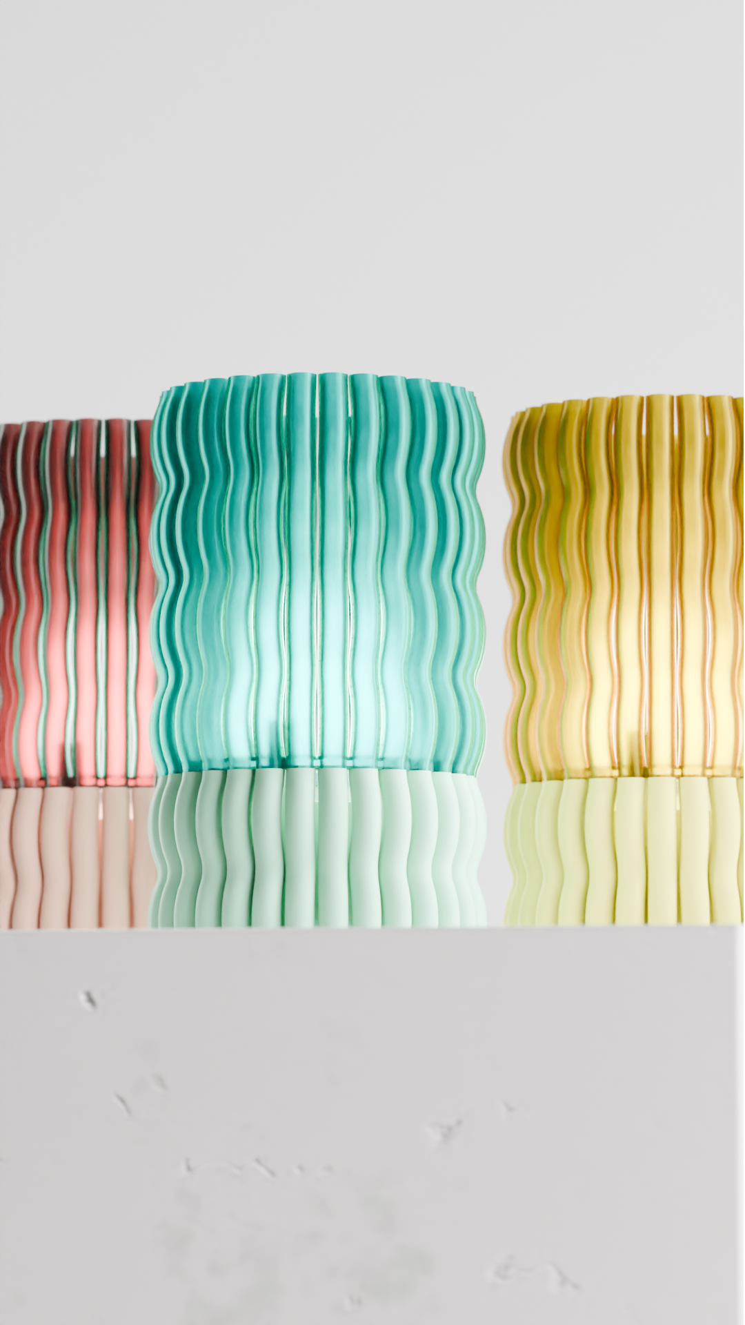 Elegant Pendant Light, Modern Undulating Column Illuminating, Stylish Bedside Dining Kitchen Accent, Contemporary Decor