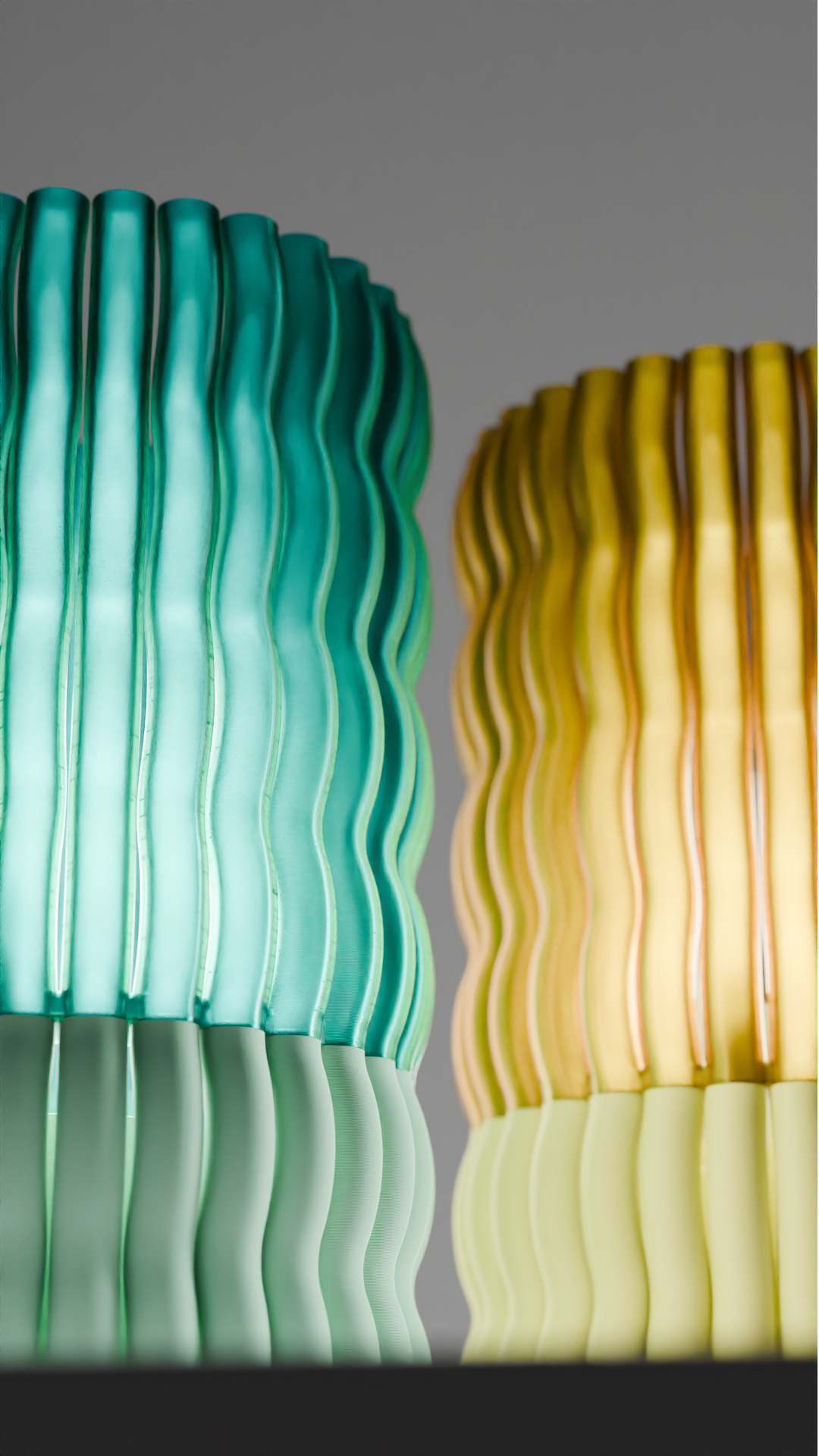 Elegant Pendant Light, Modern Undulating Column Illuminating, Stylish Bedside Dining Kitchen Accent, Contemporary Decor