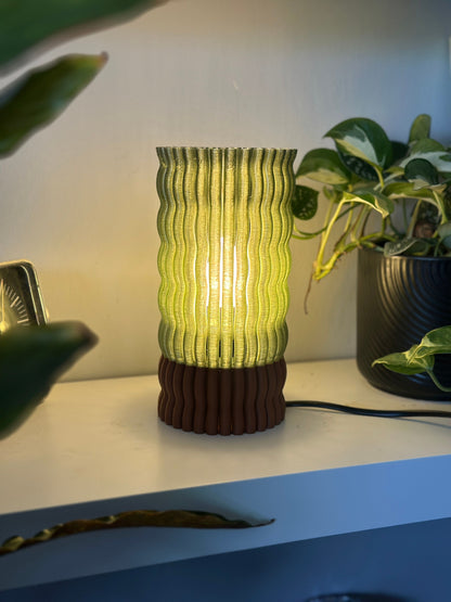 Elegant Pendant Light, Modern Undulating Column Illuminating, Stylish Bedside Dining Kitchen Accent, Contemporary Decor