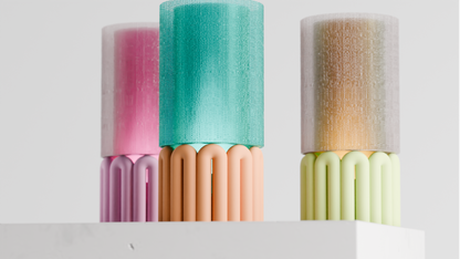 Stylish Pendant Lamp Wibble Gummy Shade, Contemporary Minimalist Sculptural Diffuser, Japandi Style Bedside Statement