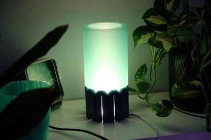 Stylish Pendant Lamp Wibble Gummy Shade, Contemporary Minimalist Sculptural Diffuser, Japandi Style Bedside Statement