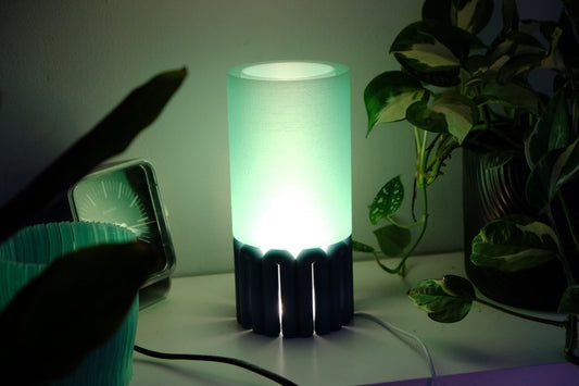 Stylish Pendant Lamp Wibble Gummy Shade, Contemporary Minimalist Sculptural Diffuser, Japandi Style Bedside Statement