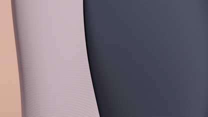 sculptural vase, interlocking decorative vessel, contemporary table accent, minimalist elegance