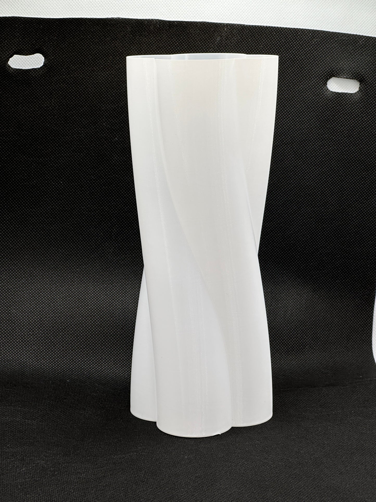 Spiral Vase, Twisted Decor, Modern Japandi Organizer, Sculptural Elegant Centerpiece