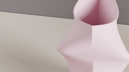 Modern Vase, Sculptural Organic Tabletop Accent, Minimalist Japandi Bloom Holder