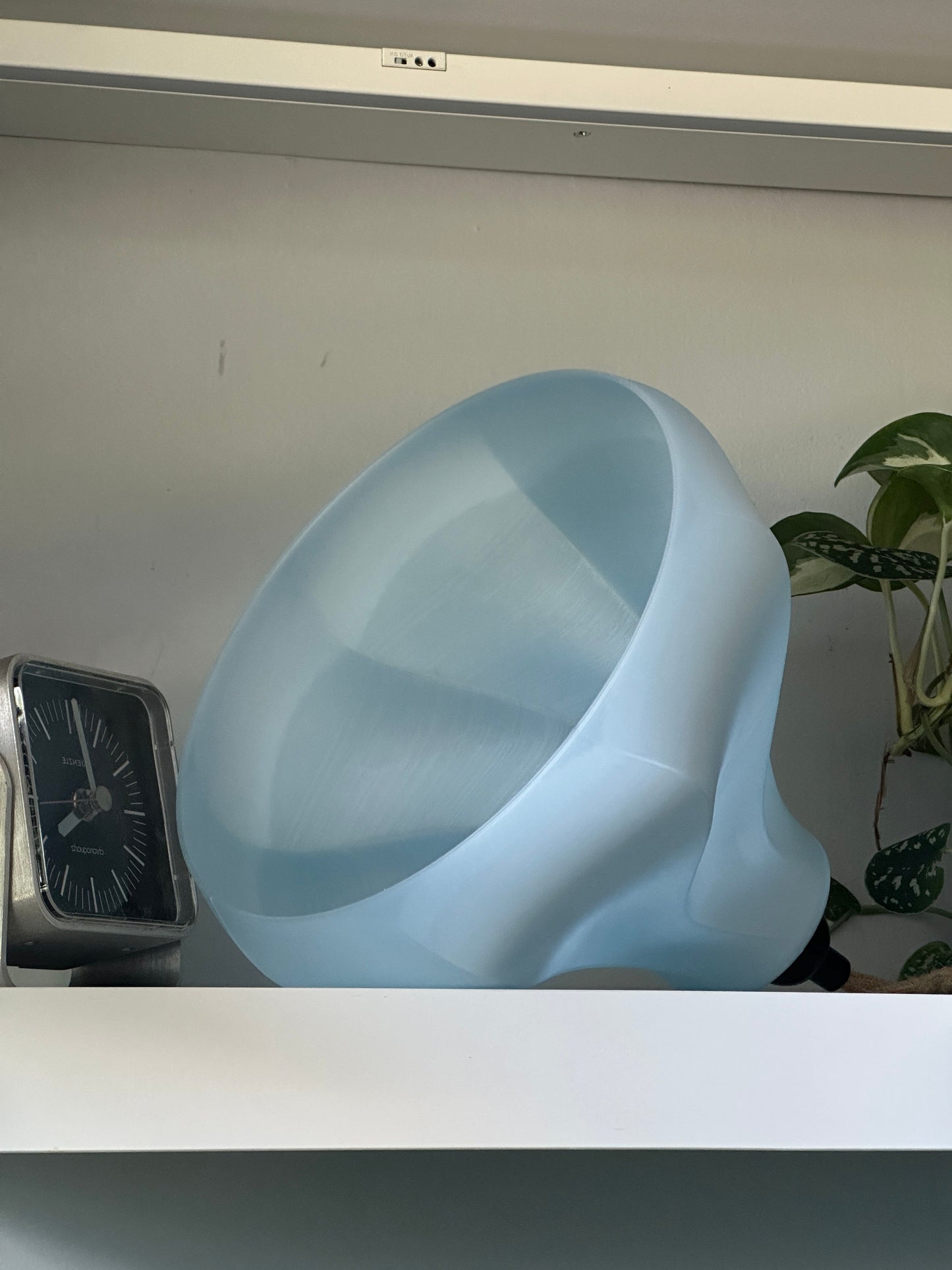 Pendant Lamp, Twisted Sculptural Shade, Contemporary Ceiling Accent, Ambient Illumination