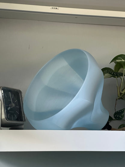 Pendant Lamp, Twisted Sculptural Shade, Contemporary Ceiling Accent, Ambient Illumination