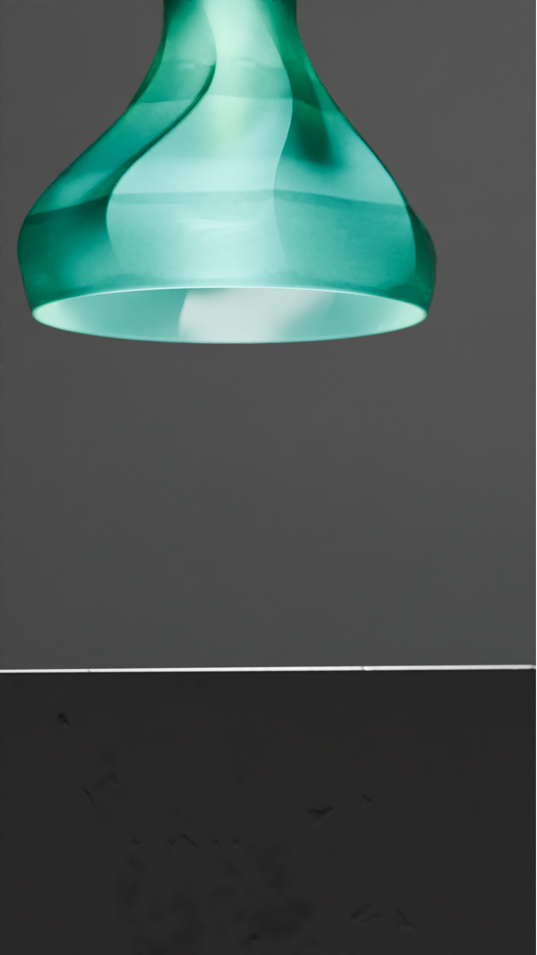 Pendant Lamp, Twisted Sculptural Shade, Contemporary Ceiling Accent, Ambient Illumination