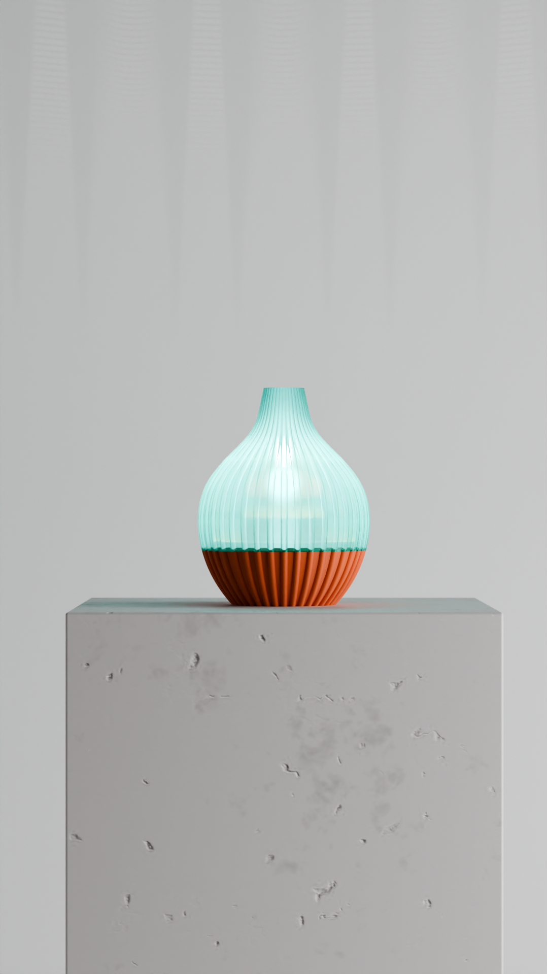 Original Teardrop Pendant Lamp, Unique Sculptural-Statement Ribbed Shade, Stylish Minimalist Ambient Suspension Light Dining