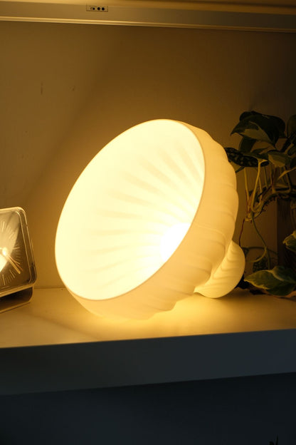 Pendant Lamp, Twisted Sculptural Shade, Contemporary Artistic Table Ceiling Light