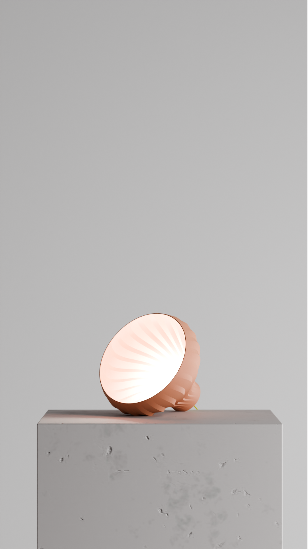 Pendant Lamp, Twisted Sculptural Shade, Contemporary Artistic Table Ceiling Light