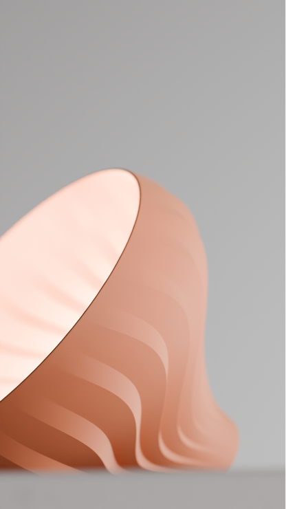 Pendant Lamp, Twisted Sculptural Shade, Contemporary Artistic Table Ceiling Light