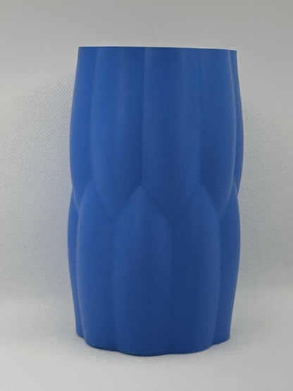 Tabletop Vase, Minimalist Puffed Bulb Mantelpiece Accent, Geometric Flower Display