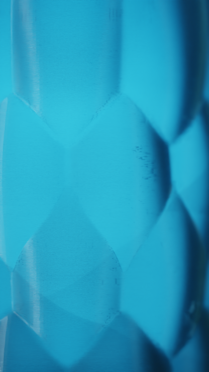 Unique Pendant Light Geometric Shade, Original Lighting Textured Cylinder, Modern Contemporary Dining Ceiling Accent