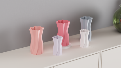 Artistic Minimalist Vase, Modern Twisted Spiral Holder, Sculptural Desk Shelf Accent, Contemporary Ceramic Statement