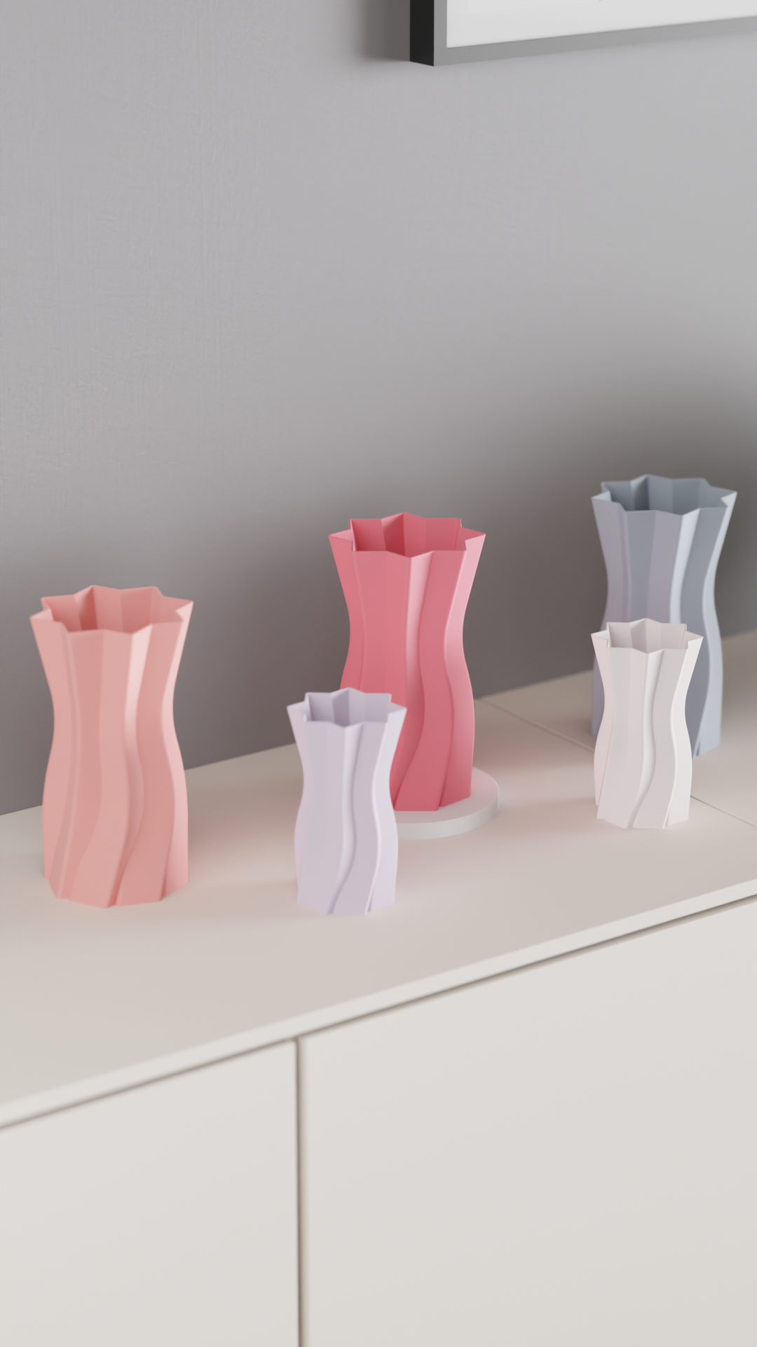 Artistic Minimalist Vase, Modern Twisted Spiral Holder, Sculptural Desk Shelf Accent, Contemporary Ceramic Statement