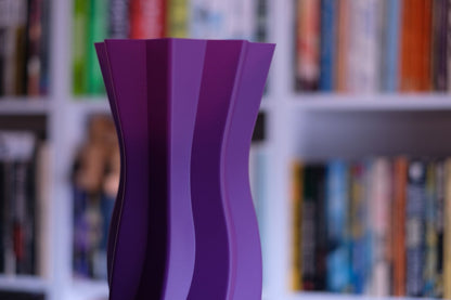 Artistic Minimalist Vase, Modern Twisted Spiral Holder, Sculptural Desk Shelf Accent, Contemporary Ceramic Statement
