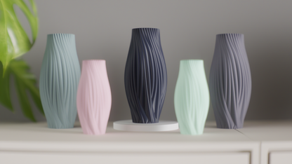 Twisted Vase, Japandi Minimalist Organic Centerpiece, Contemporary Tabletop Sculpture Holder