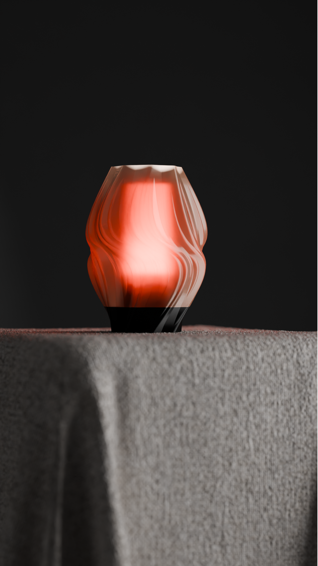 Unique Pendant Light, Flame-Form Sculptural Lighting, Modern Organic Ceiling Accent, Gentle Japandi Style Ambience