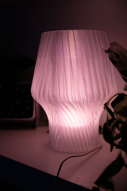 Pendant Light, Spiral Diffuser Bedside Hanging Lamp, Geometric Minimalist Ambient