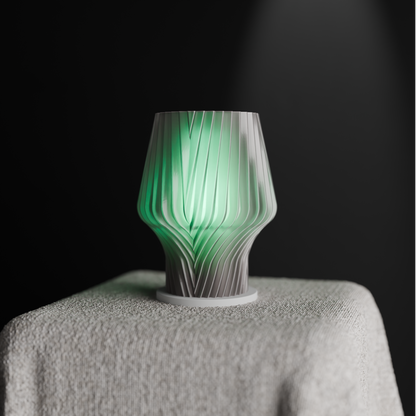 Pendant Light, Spiral Diffuser Bedside Hanging Lamp, Geometric Minimalist Ambient