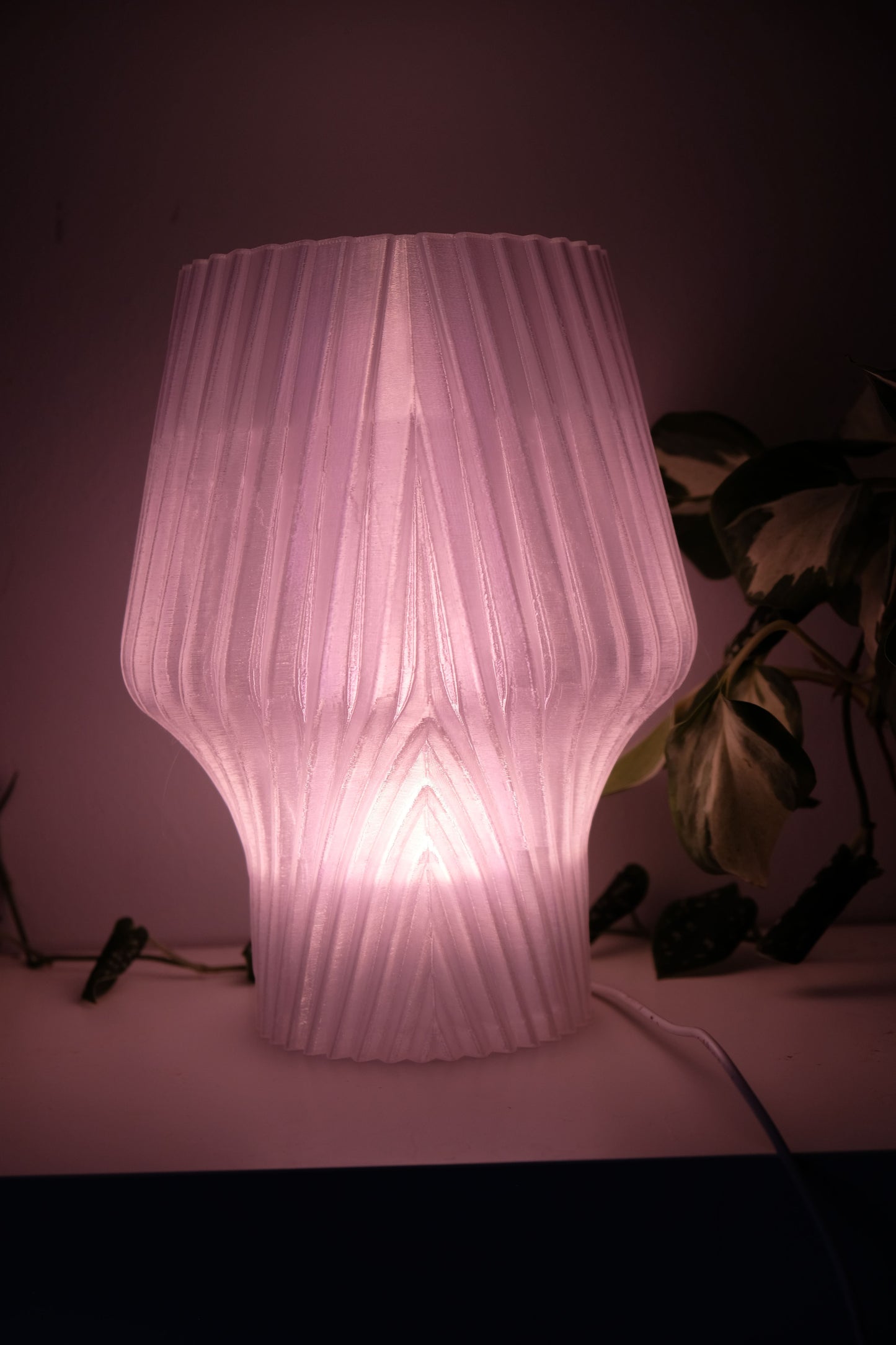 Pendant Light, Spiral Diffuser Bedside Hanging Lamp, Geometric Minimalist Ambient