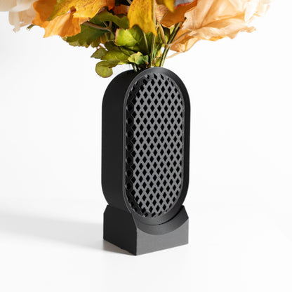 vase, scandinavian contemporary, decorative tabletop flower holder, mantel accent neutral