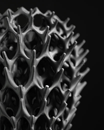 modern vase, minimalist sculptural flower holder, tabletop mantelpiece shelf decorative