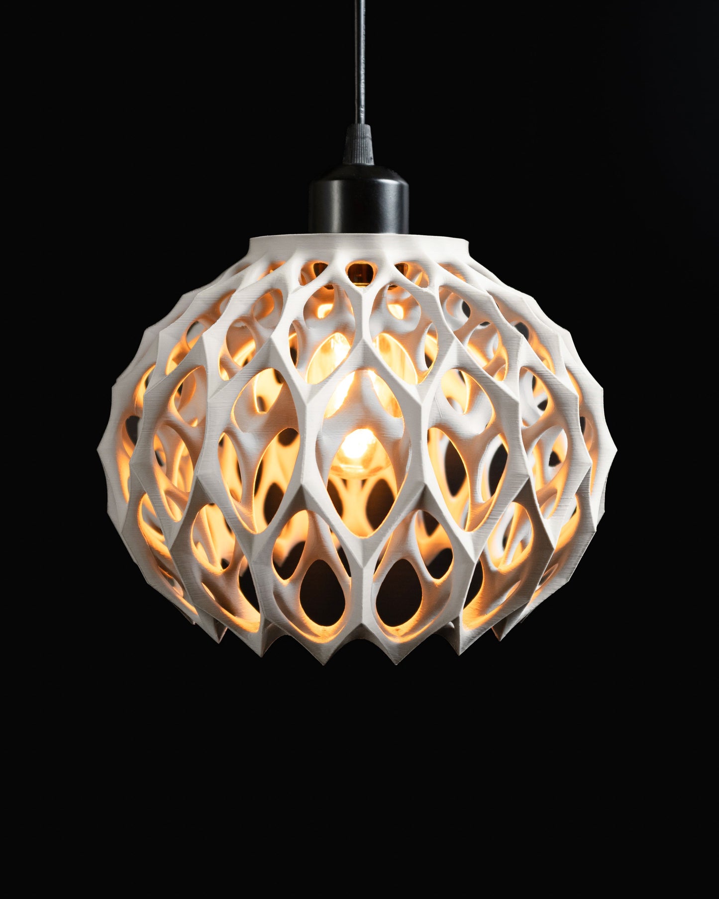 Modern Sculptural Pendant Light, Minimal Ceiling Accent, Kitchen Island Statement, Decorative Hanging Shade