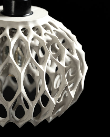 Modern Sculptural Pendant Light, Minimal Ceiling Accent, Kitchen Island Statement, Decorative Hanging Shade