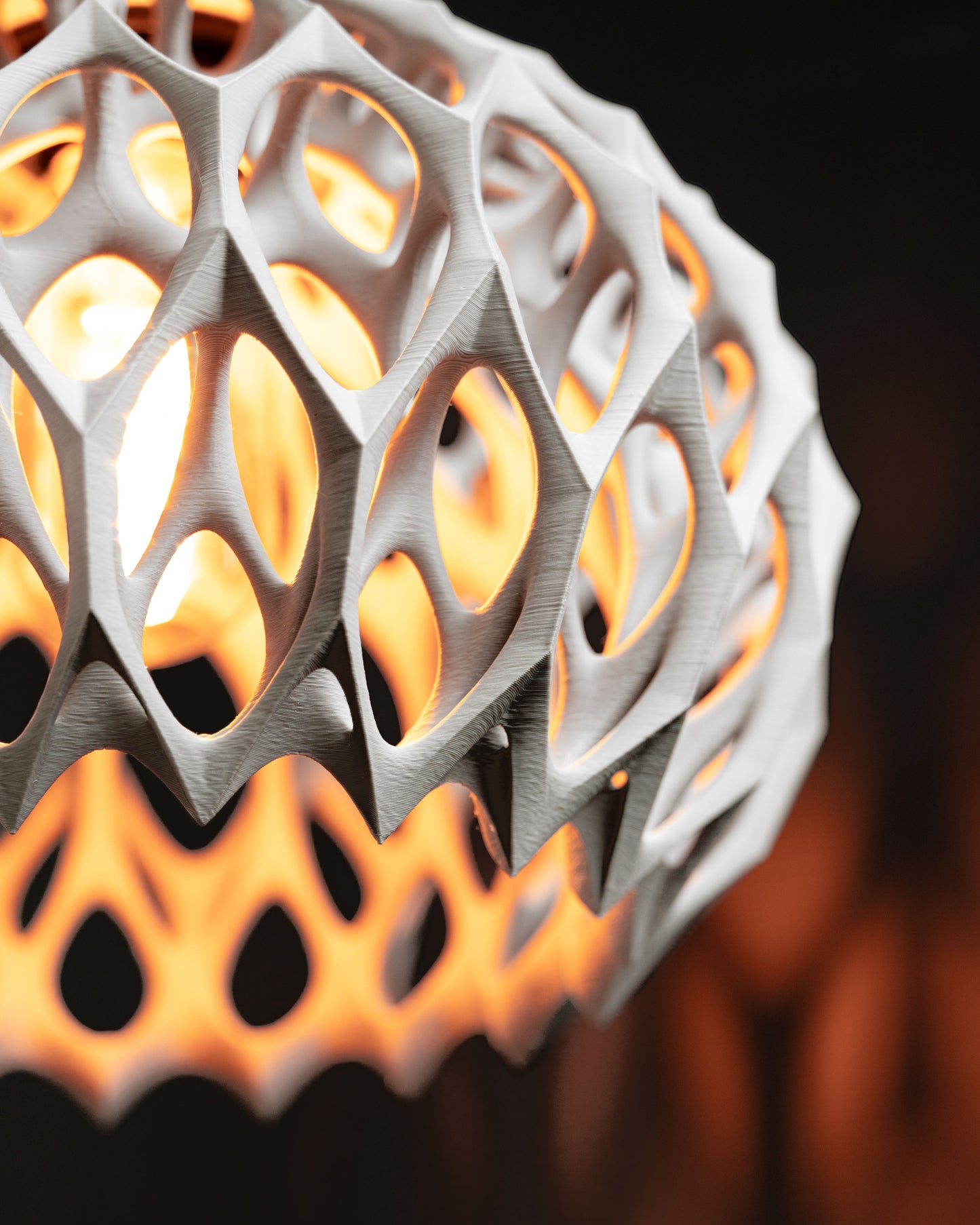 Modern Sculptural Pendant Light, Minimal Ceiling Accent, Kitchen Island Statement, Decorative Hanging Shade