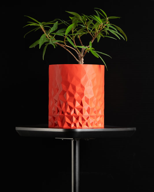 Wall Planter, Architectural Geometric Herb Holder, Nordic Sculptural Desk Organizer