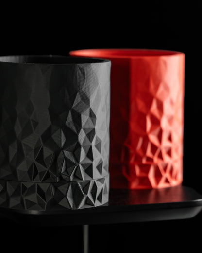 Wall Planter, Architectural Geometric Herb Holder, Nordic Sculptural Desk Organizer