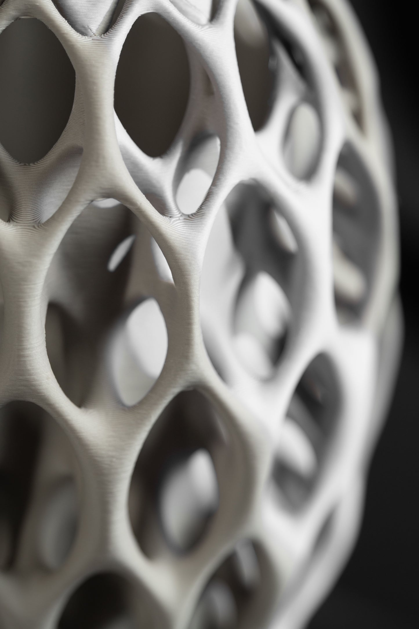 Modern Vase, Abstract Geometric Vessel, Tabletop Flower Holder, Contemporary Accent