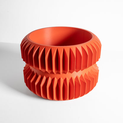 Planter Pot, Contemporary Artistic Deco Succulent Vessel, Indoor Workspace Organizer