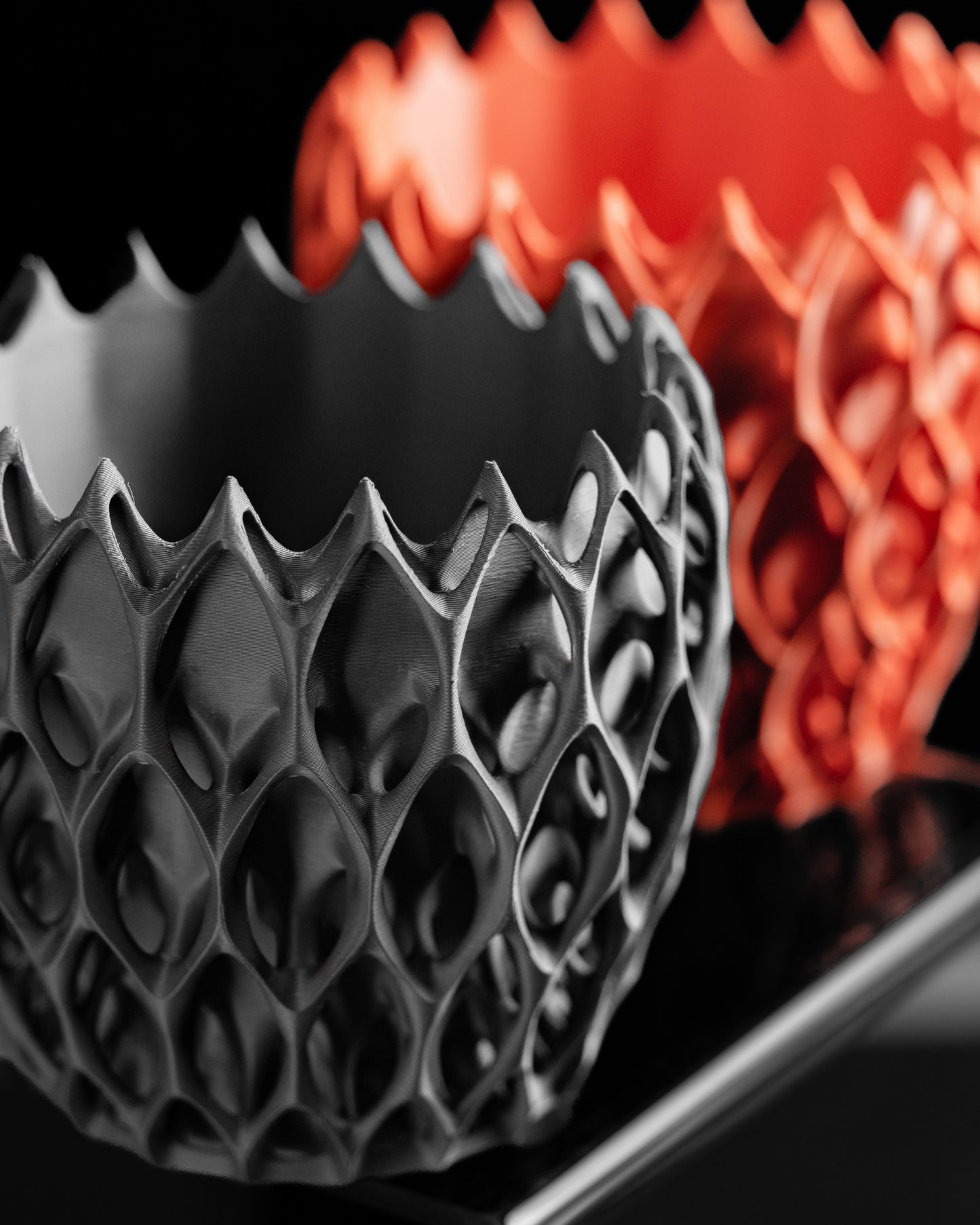 Succulent Planter, Geometric Pot, Minimalist Desk Organizer, Modern Tabletop Accent