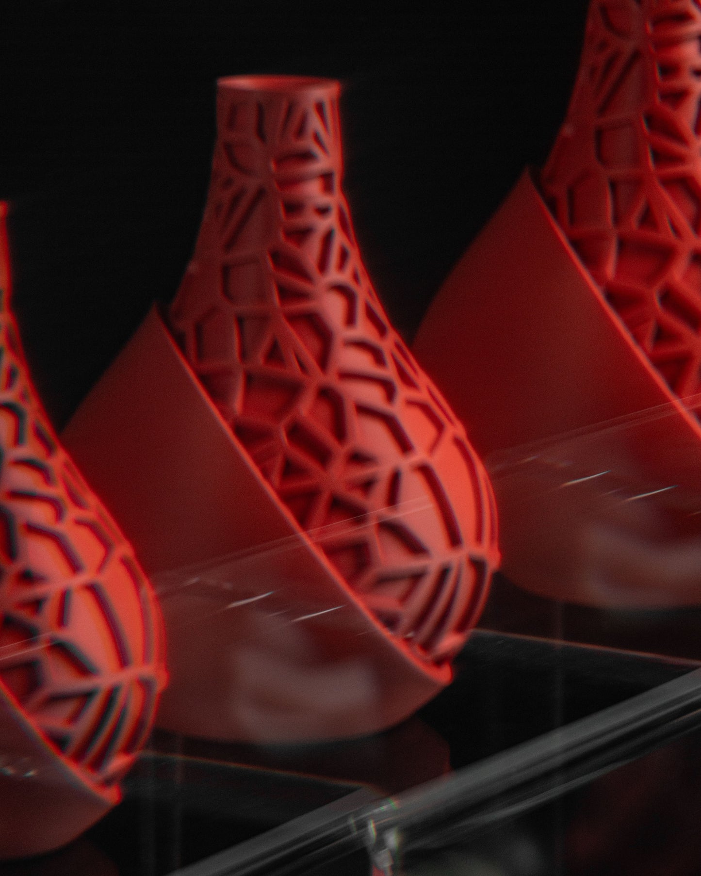 Contemporary Vase, Sculptural Flower Holder, Minimalist Tabletop Accent Modern Living