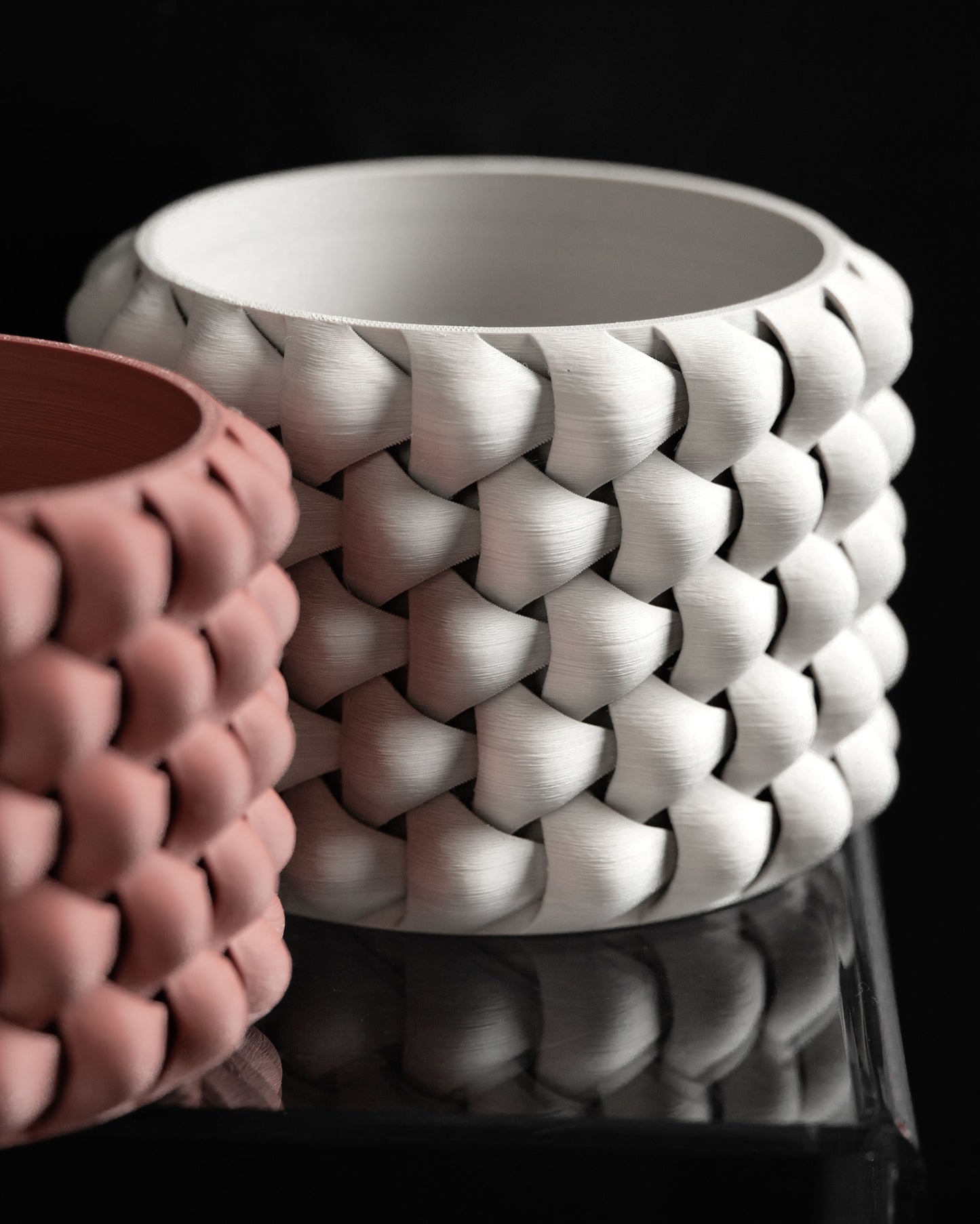 succulent planter, contemporary geometric container, minimalist indoor decor, desk organizer