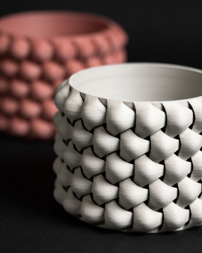 succulent planter, contemporary geometric container, minimalist indoor decor, desk organizer