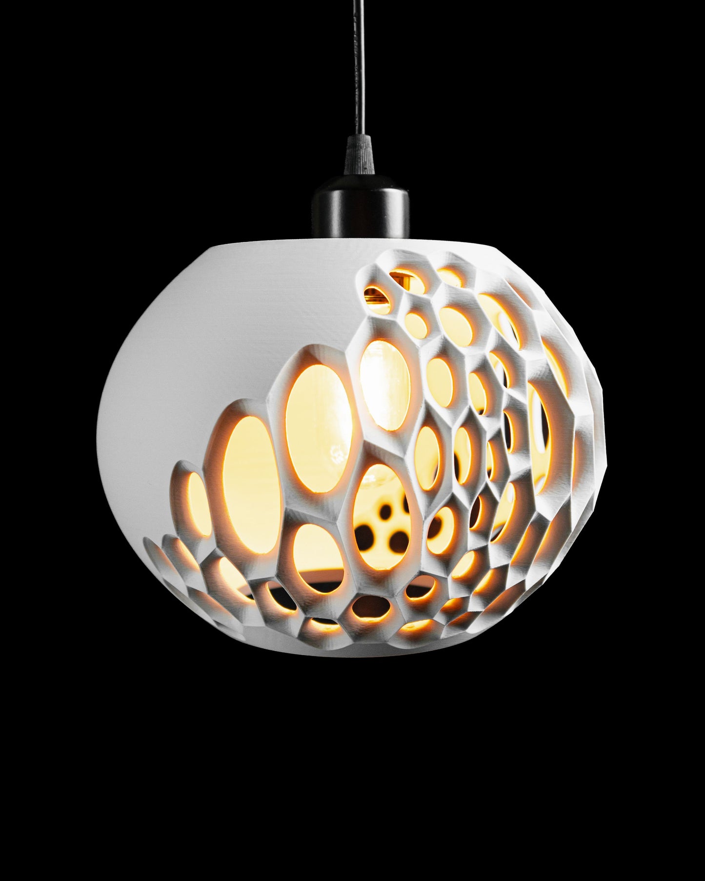 Pendant Light, Elegant Minimalist Sculptural Shade, Kitchen Island Bedside Fixture