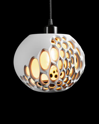 Pendant Light, Elegant Minimalist Sculptural Shade, Kitchen Island Bedside Fixture